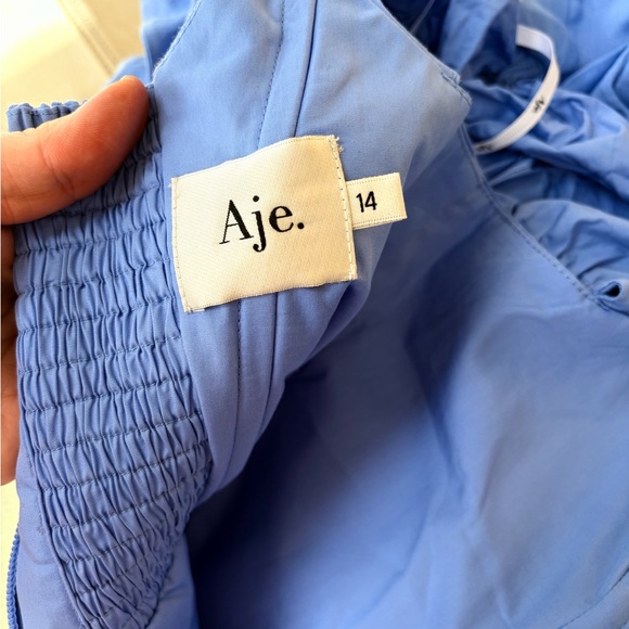 AJE.‎ TWYLA MINI DRESS Blue size 10 - Picture 7 of 11